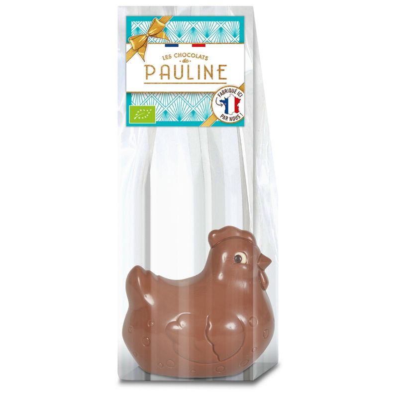 LES CHOCOLATS DE PAULINE Milk chocolate plump hen - Produktbild