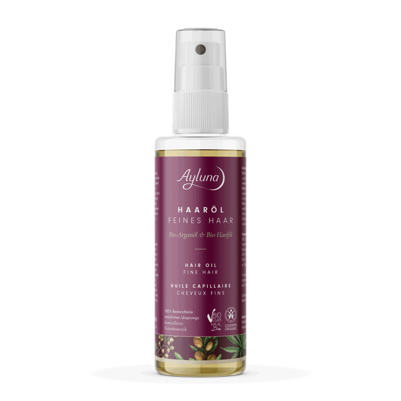 Ayluna Haaröl Feines Haar mit  Bio-Arganöl und Bio-Hanföl - Produktbild