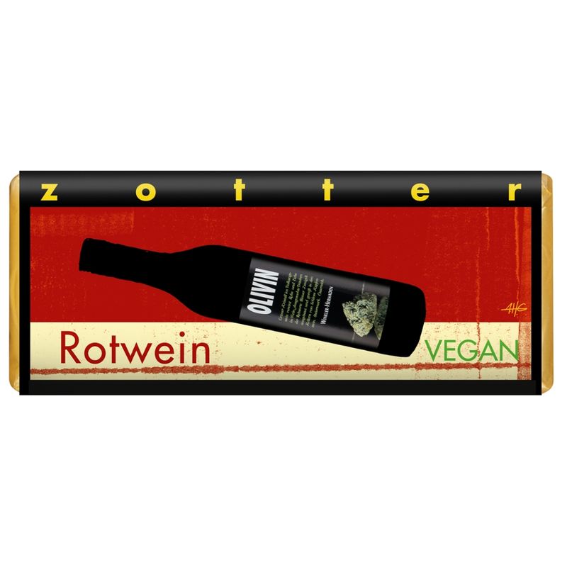 Zotter Schokolade Rotwein - vegan - Produktbild