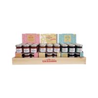 3er Box Bio Senf-Saucen inkl. Holzkiste - 3 Displays á 18 x 40g - Produktbild