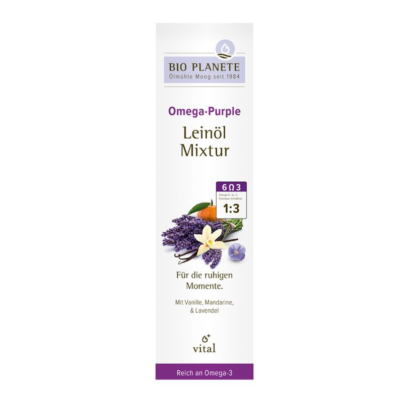 BIO PLANÈTE Omega Purple Leinöl-Mixtur - Produktbild