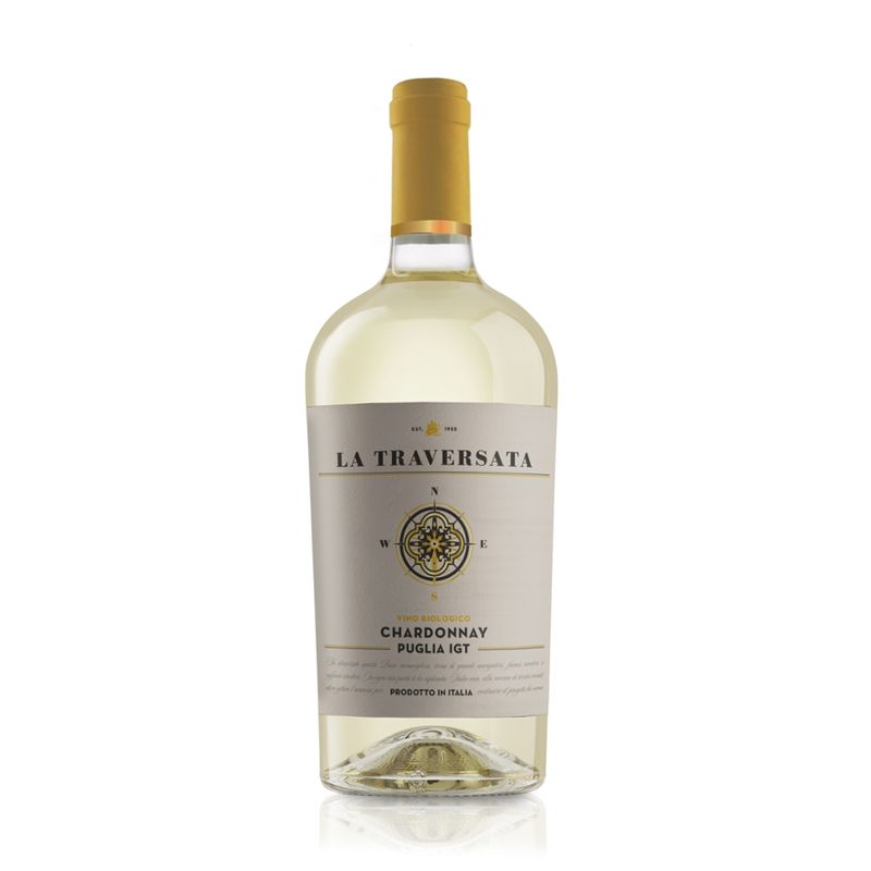 La Traversata Bio Wein Chardonnay Puglia IGT - Produktbild