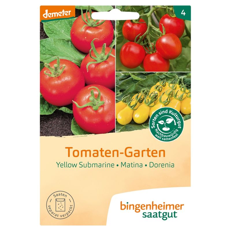 Bingenheimer Saatgut Tomaten-Garten - Saatmischung (Saatgut) - Produktbild
