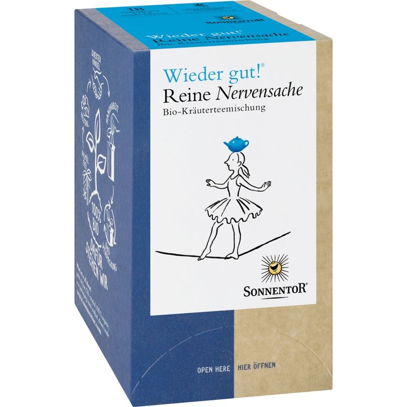 Sonnentor Reine Nervensache® Tee Wieder gut!®, Doppelkammerbeutel - Produktbild