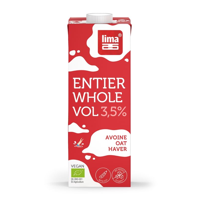 Lima Whole 3,5% - Hafer  + Soja Drink - Produktbild
