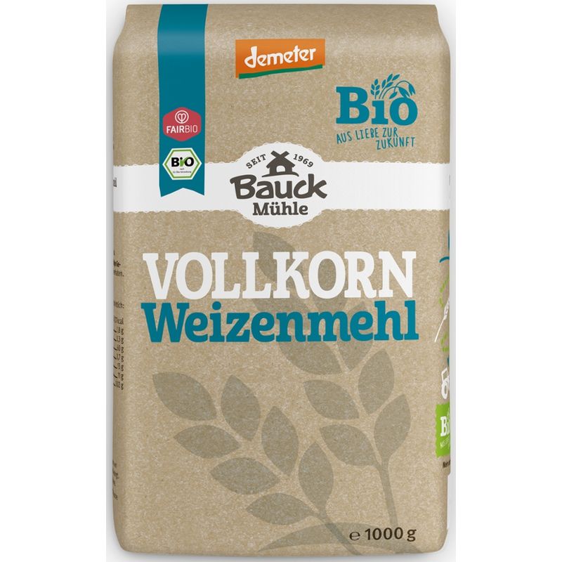 Bauck Mühle Weizenmehl Vollkorn Demeter - Produktbild