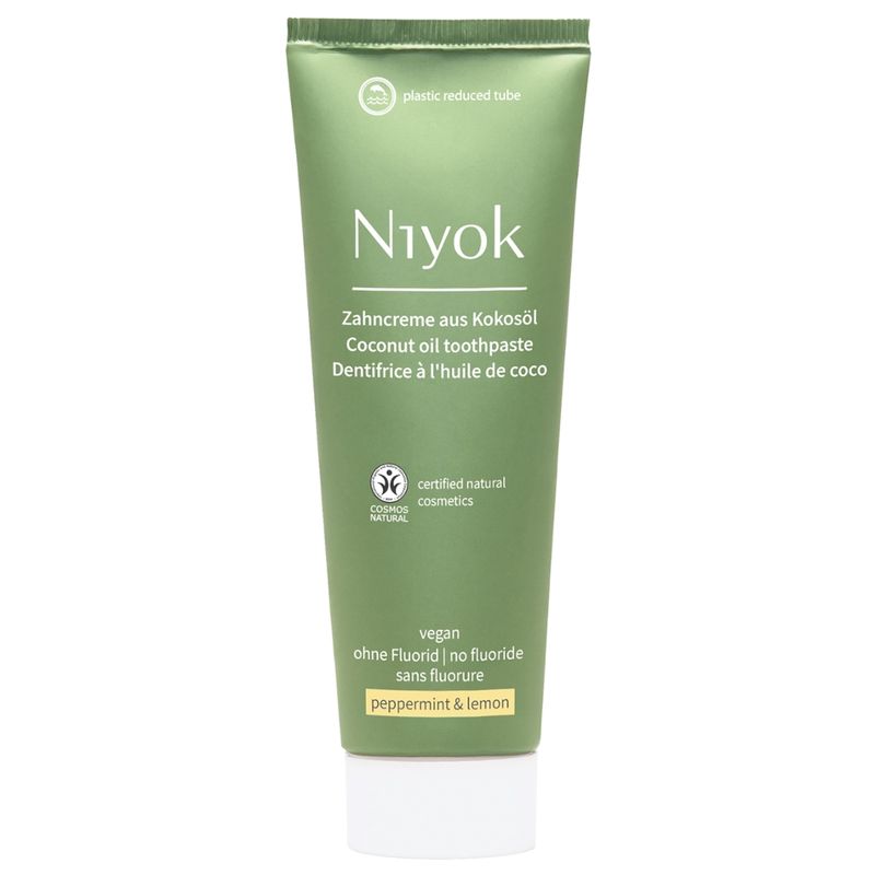 Niyok NIYOK - Dentifrice à l'huile de coco bio : Menthe poivrée & Citron - Produktbild