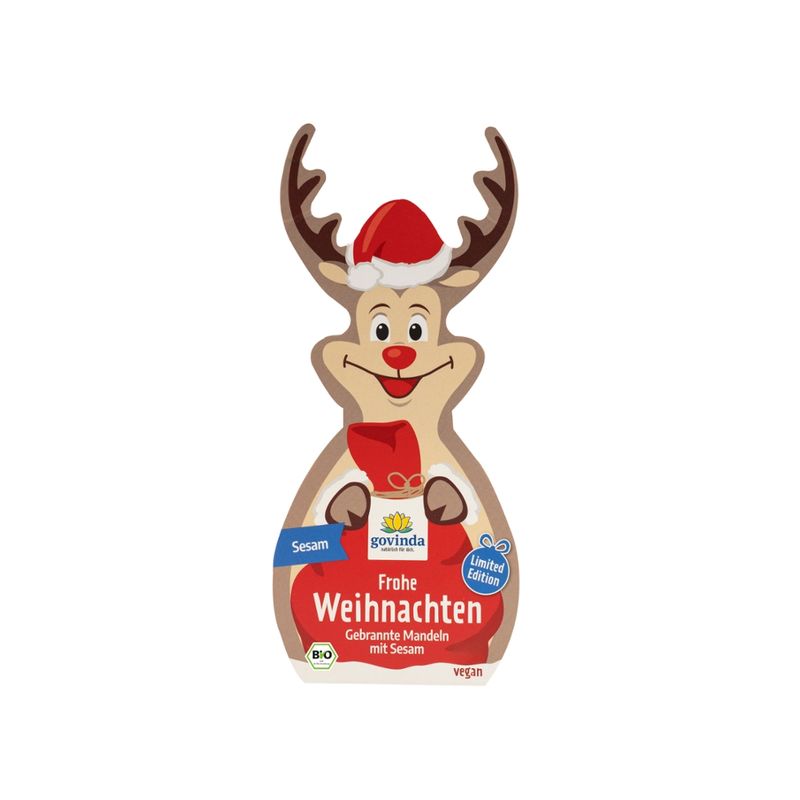 Govinda Rudi Rentier Gebrannte Mandeln mit Sesam - Produktbild