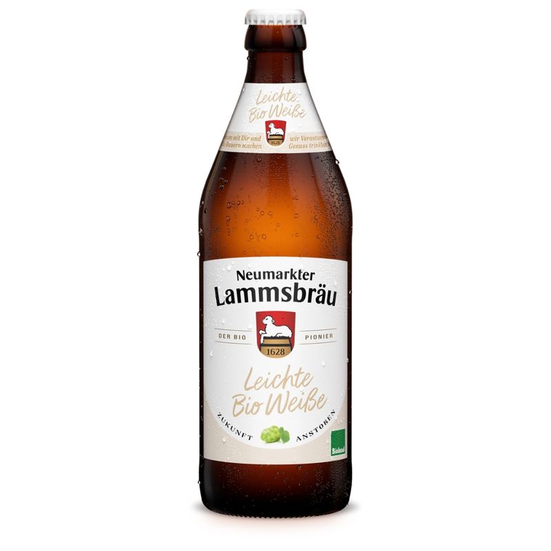 Neumarkter Lammsbräu Neumarkter Lammsbräu Leichte Bio Weiße 0,5l - Produktbild