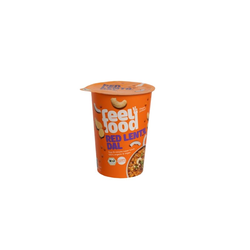 feelfood® feelfood Instant Lunch Red Lentil Dal - Produktbild
