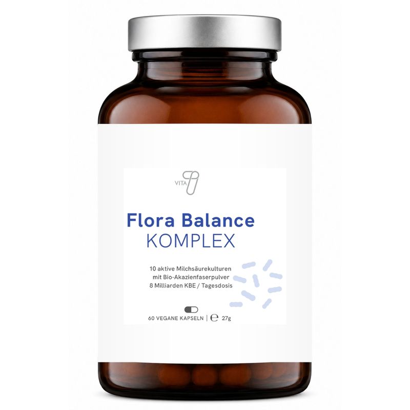 vita7 Bio Flora Balance Komplex 60 Kapseln, pro Packung (27g) - Produktbild