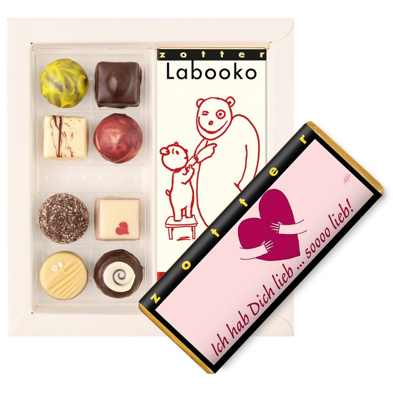 Zotter Schokolade Biofektset Love Love Love - Produktbild