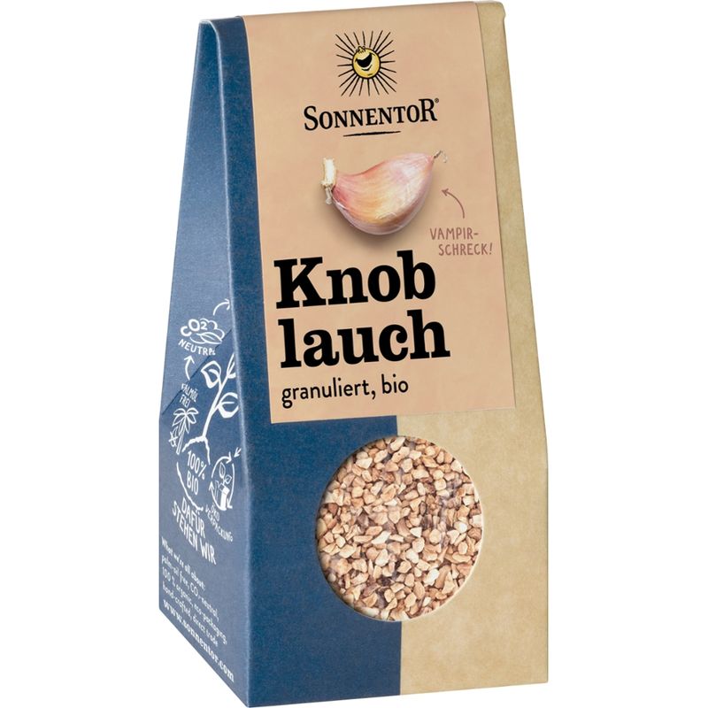 Sonnentor Knoblauch granuliert, Packung - Produktbild