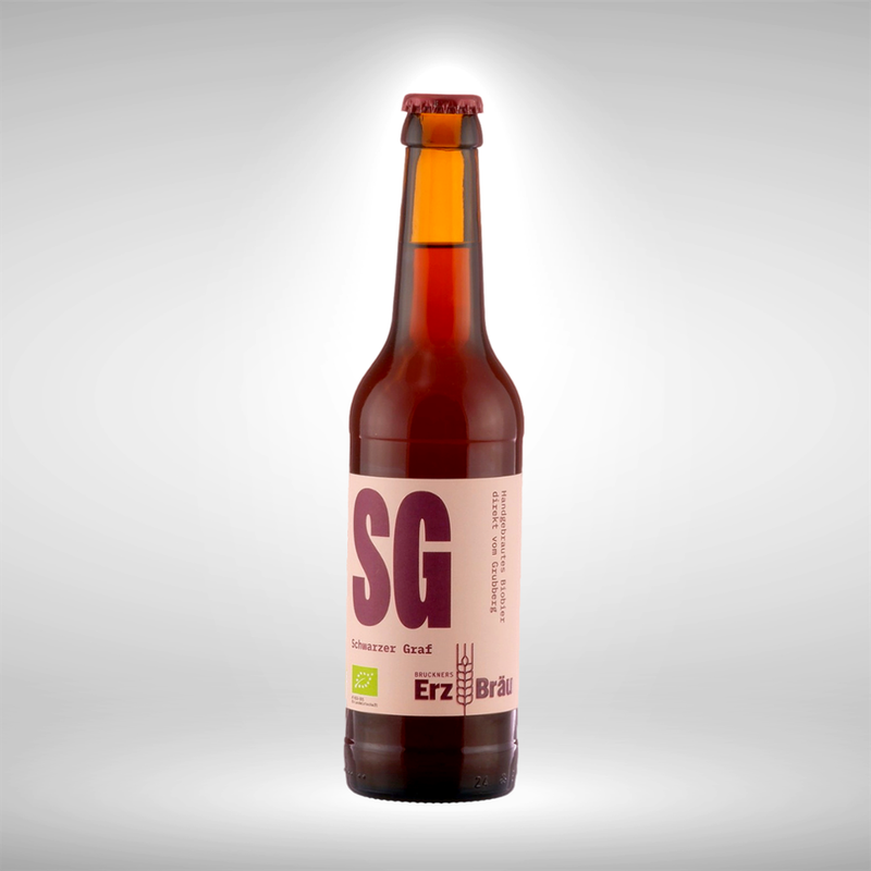 Erzbraeu Bio Schwarzer Graf 330 ml - Goldenes Märzen - Produktbild