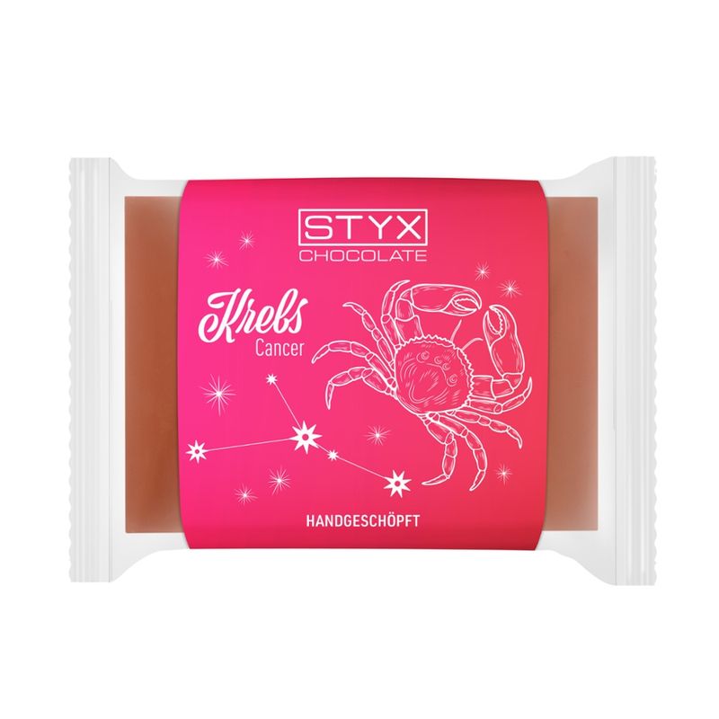 Styx Naturcosmetic BIO Feinste Vollmilchschokolade 50g Sternzeichen Krebs - Produktbild