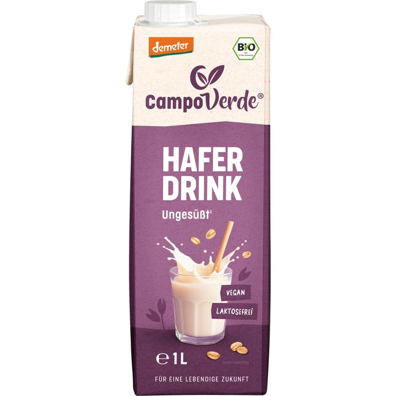 Campo Verde CV demeter Haferdrink 1l ungesüßt - Produktbild