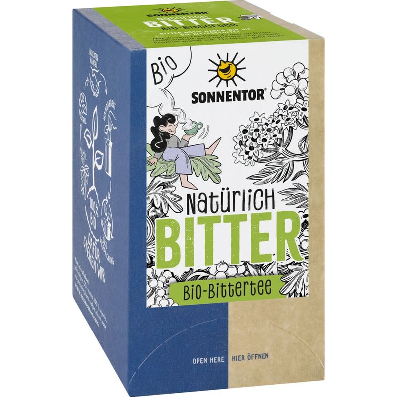 Sonnentor Bittertee Natürlich BITTER, Doppelkammerbeutel - Produktbild