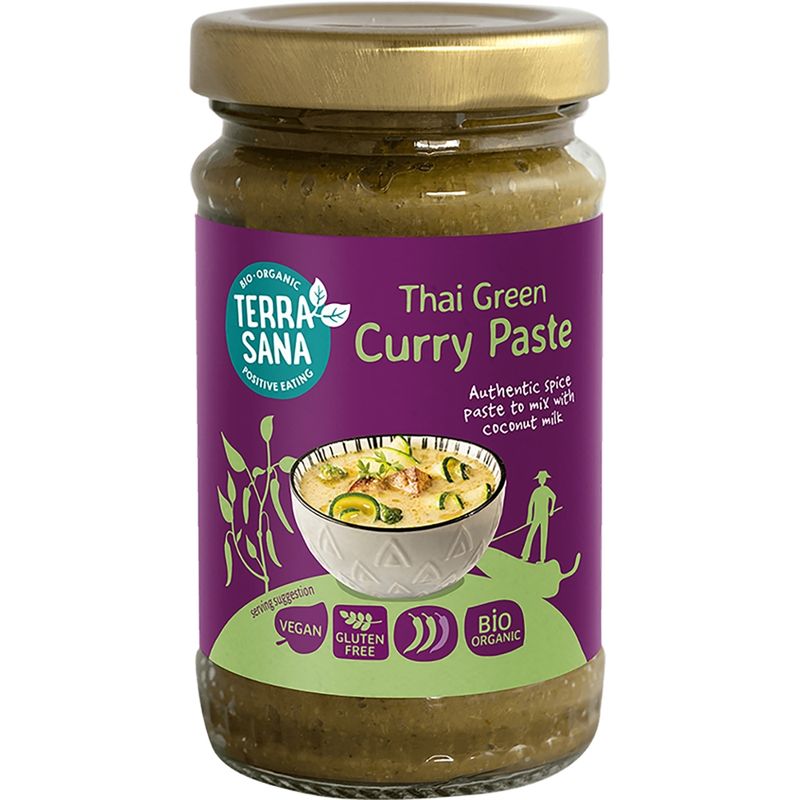 TerraSana Grüne Thai Curry Paste - Produktbild
