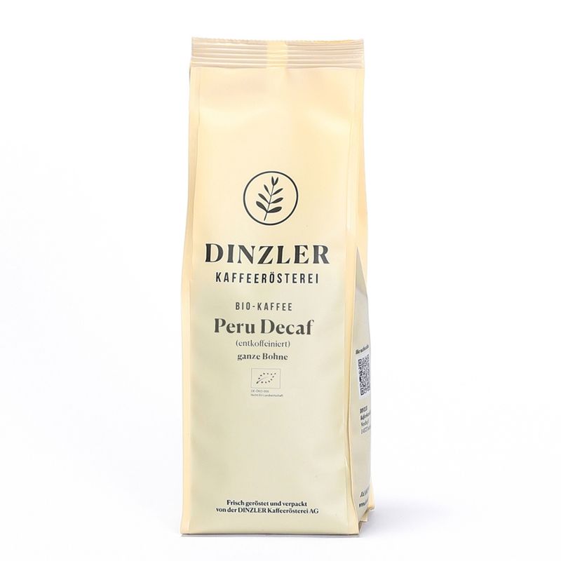 DINZLER Kaffeerösterei BIO Kaffee Peru Decaf Organico - 250g Beutel Filterkaffee / Handaufguss - Produktbild