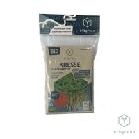 Kresse Anzucht-Set - Kresse Bio-Saatgut-Tüte/6x Hanfpad - Produktbild
