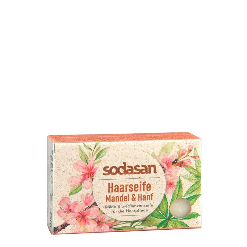 sodasan Haarseife Mandel & Hanf - Produktbild