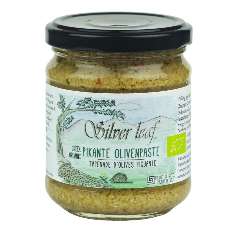 Silver leaf Olivenpaste pikant aus grünen Oliven mit Chili - Produktbild