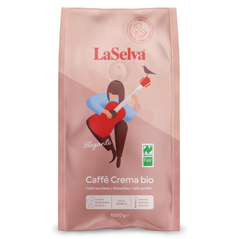 LaSelva Caffé Crema "Elegante" - Röstkaffee ganze Bohne - Produktbild