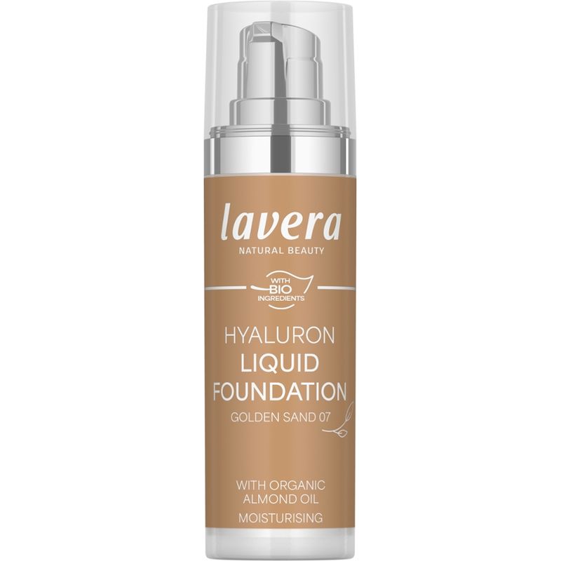 lavera Hyaluron Liquid Foundation -Golden Sand 07- - Produktbild