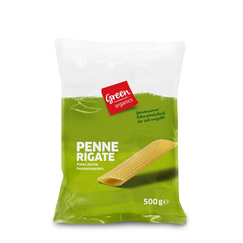 greenorganics Penne Rigate hell - Produktbild