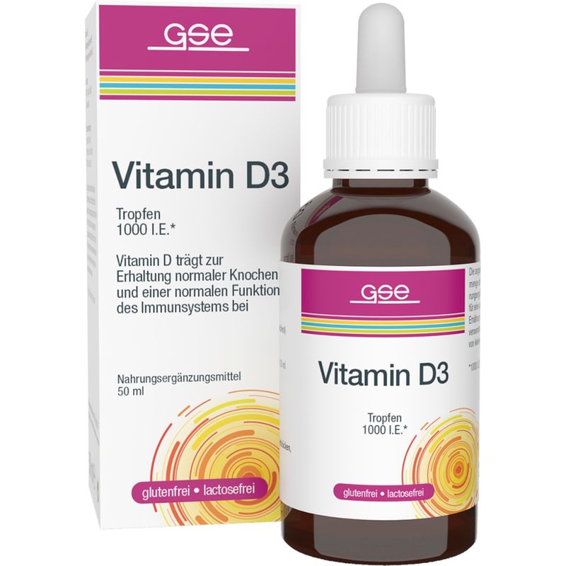 GSE  Vitamin D3 Tropfen 50ml - Produktbild