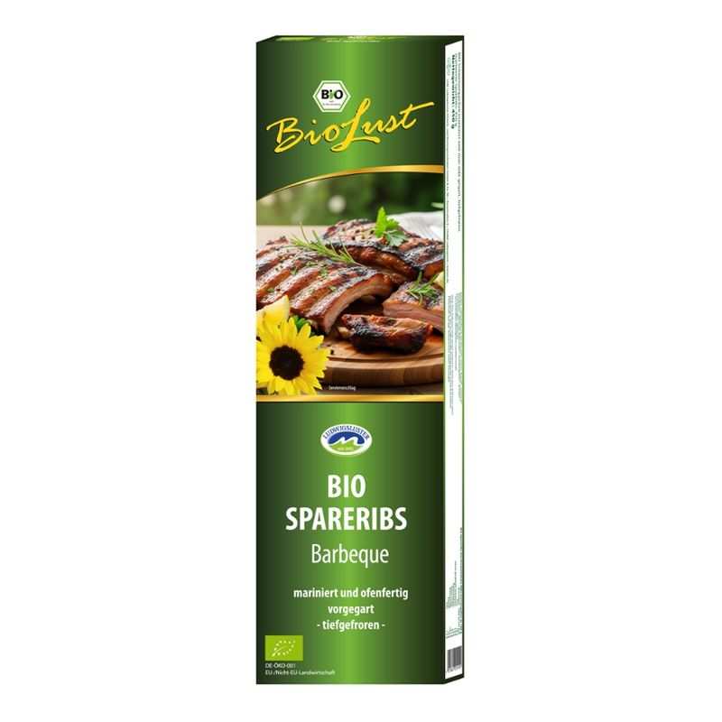 Biolust BIO Spare Ribs gegart und mariniert, tiefgefroren - Produktbild