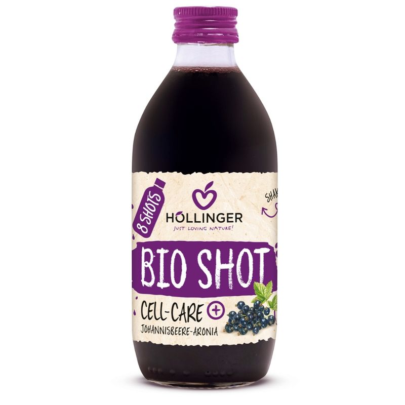 IMS Höllinger Cell-Care Plus Bio Shot Johannisbeere-Aronia 330 ml Glas EW - Produktbild