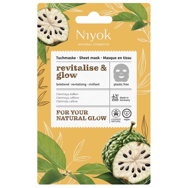 Niyok Belebende Tuchmaske revitalise & glow - Produktbild