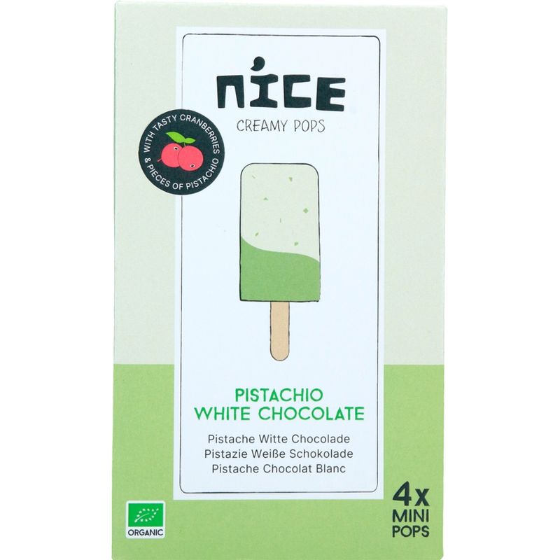 NICE NICE Multipack Eis Pistazie Weiẞe Schokolade BIO - Produktbild