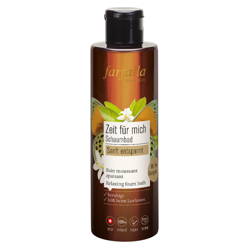farfalla sanft entspannt, Zeit für mich Schaumbad, 200ml - Produktbild