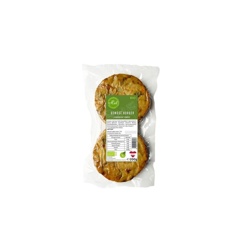 Hiel - Vegetarische Feinkost Gemüse Burger - Laibchen mit Gemüse - Produktbild