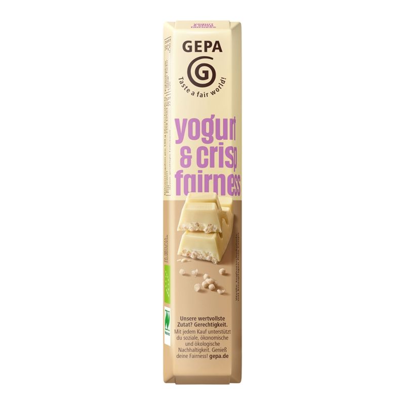 GEPA - The Fair Trade Company yogurt & crisp fairness - Produktbild