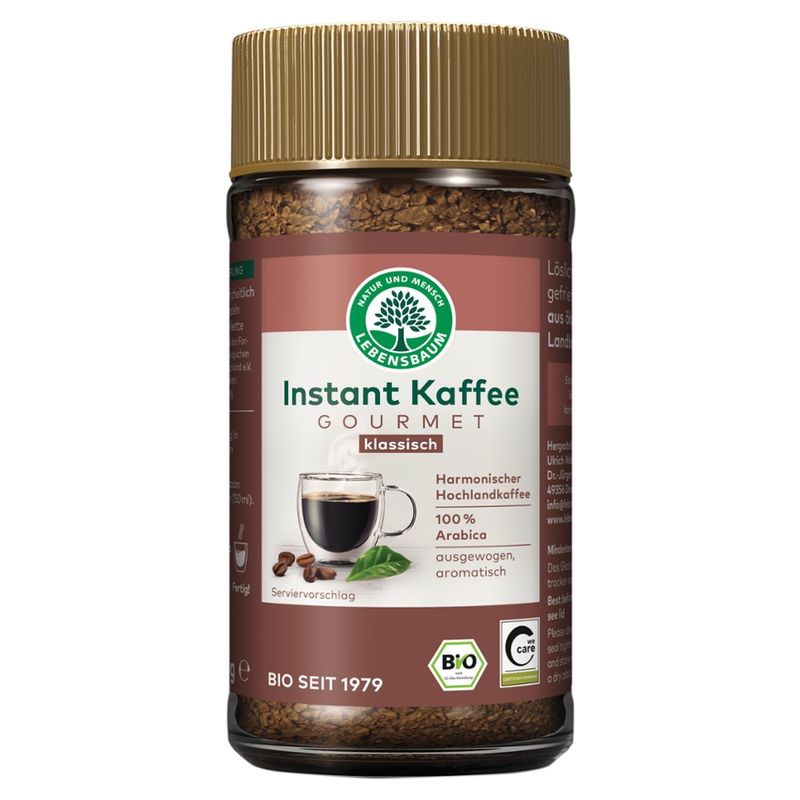 LEBENSBAUM Instant Kaffee Gourmet - Produktbild