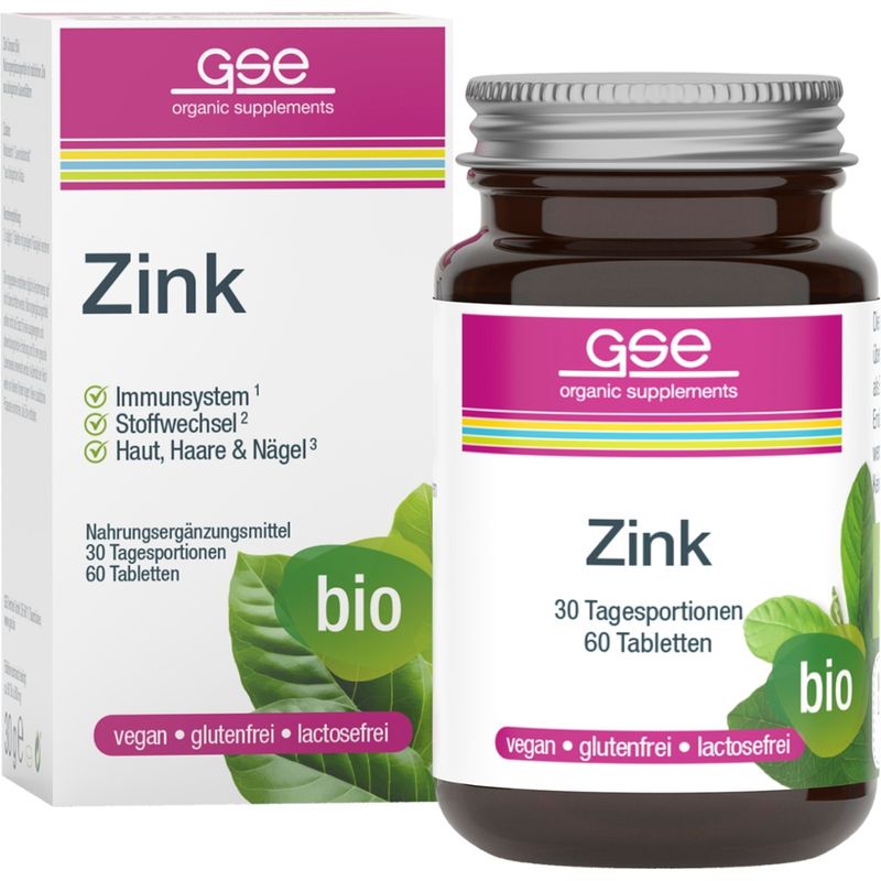 GSE  Zink Compact (Bio), 60 Tabletten à 500 mg - Produktbild