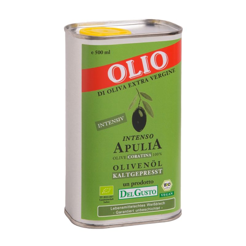 DelGusto Olivenöl INTENSO extra vergine intensiv - Produktbild