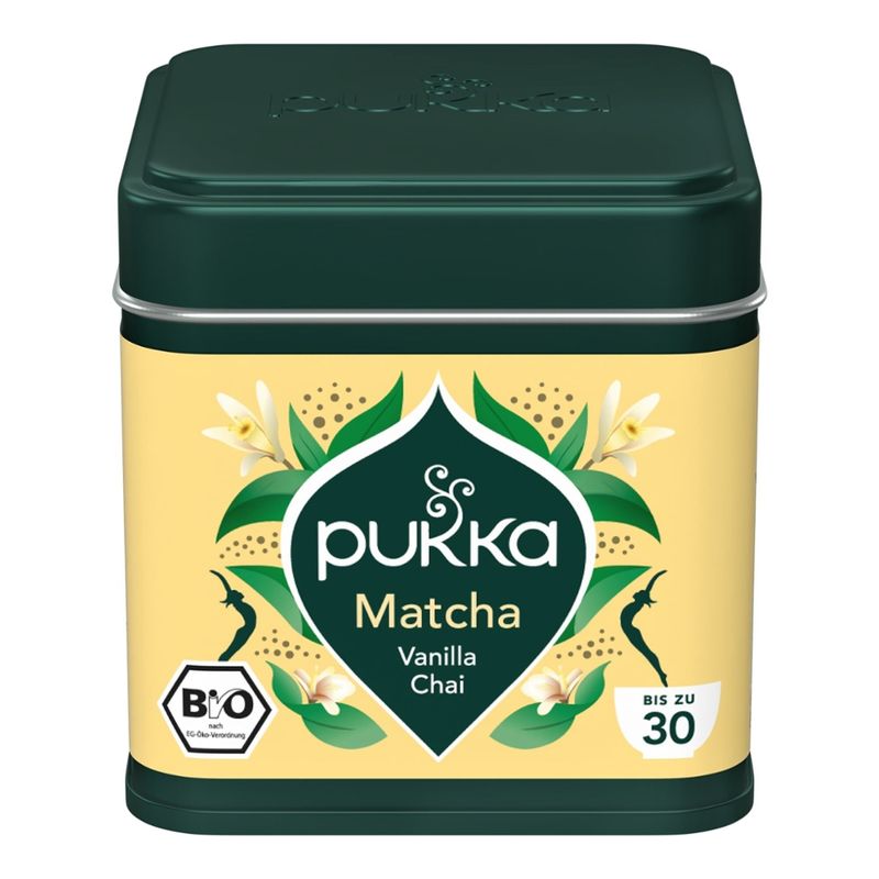 Pukka Pukka Bio Matcha Pulver Vanilla Chai - Produktbild