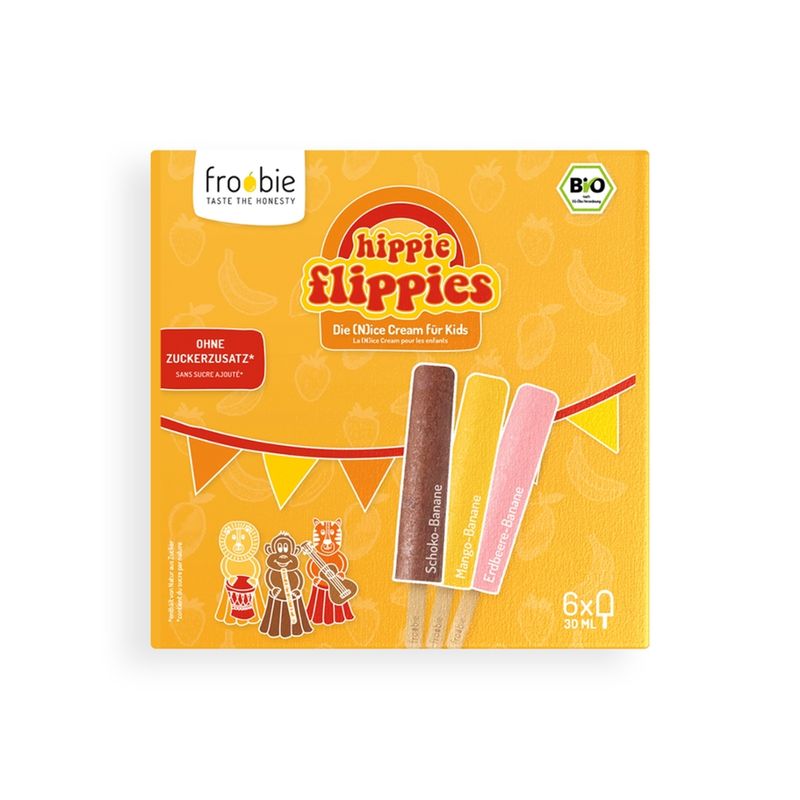 froobie froobie - Bio Hippie Flippies 6x30ml Multipack - Produktbild