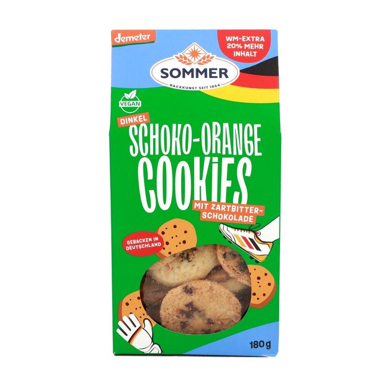 SOMMER BACKKUNST SEIT 1864 DEMETER - Dinkel Cookies Orange Überfüller - Produktbild