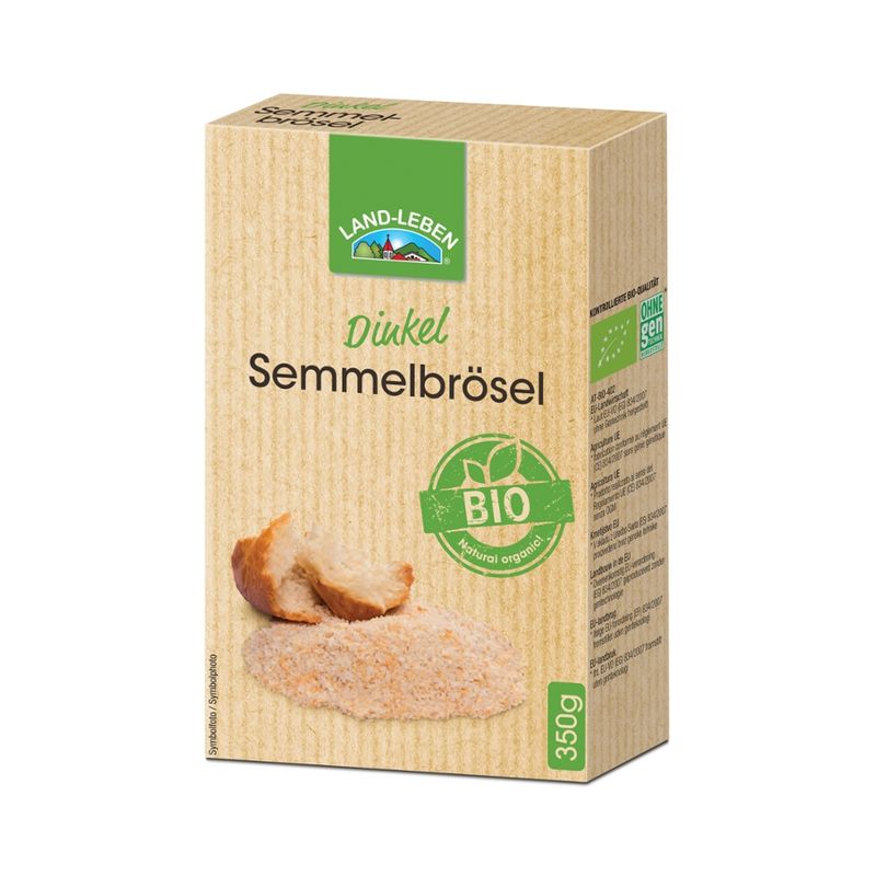 LAND-LEBEN Nahrungsmittel Bio Dinkel Semmelbrösel 350 g - Produktbild