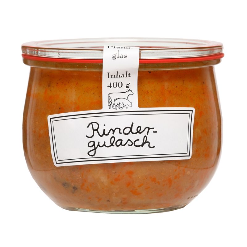 Schröder's Bio Fleisch- und Wurstwaren Rindergulasch im Glas - Produktbild