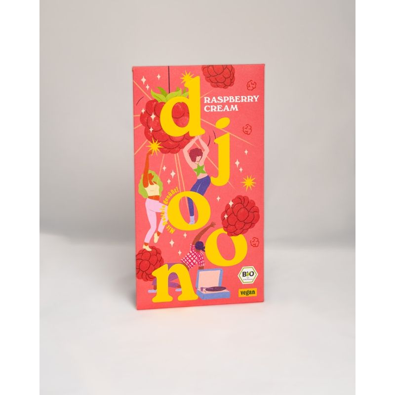 djoon foods Dattelschokolade: Raspberry Cream (Bio) - Produktbild