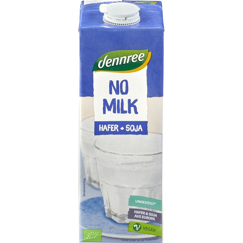 dennree No Milk, Hafer + Soja - Produktbild