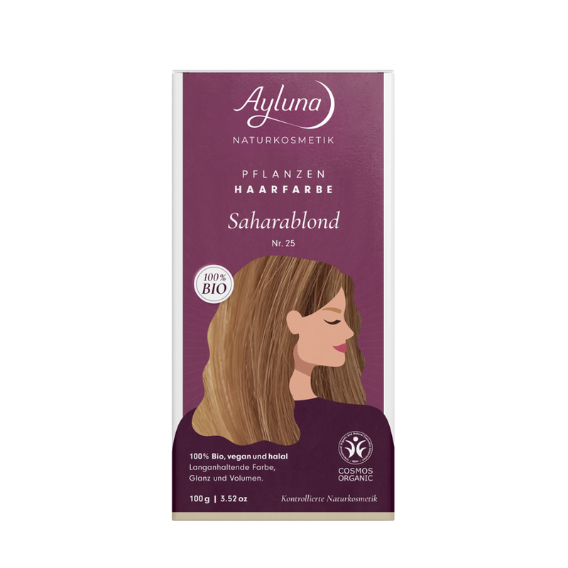 Ayluna Pflanzenhaarfarbe Nr. 25 Saharablond - Produktbild