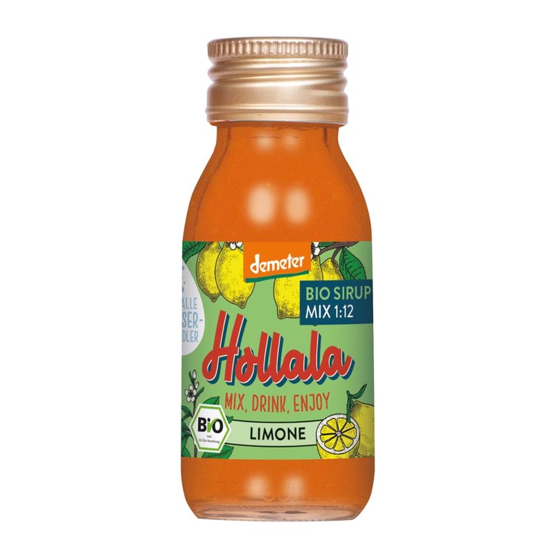 Hollala HOLLALA - Bio (Demeter) Sirup Limone 60ml - Produktbild