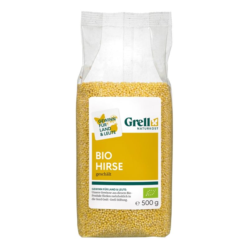 Grell Naturkost Hirse, geschält - Produktbild